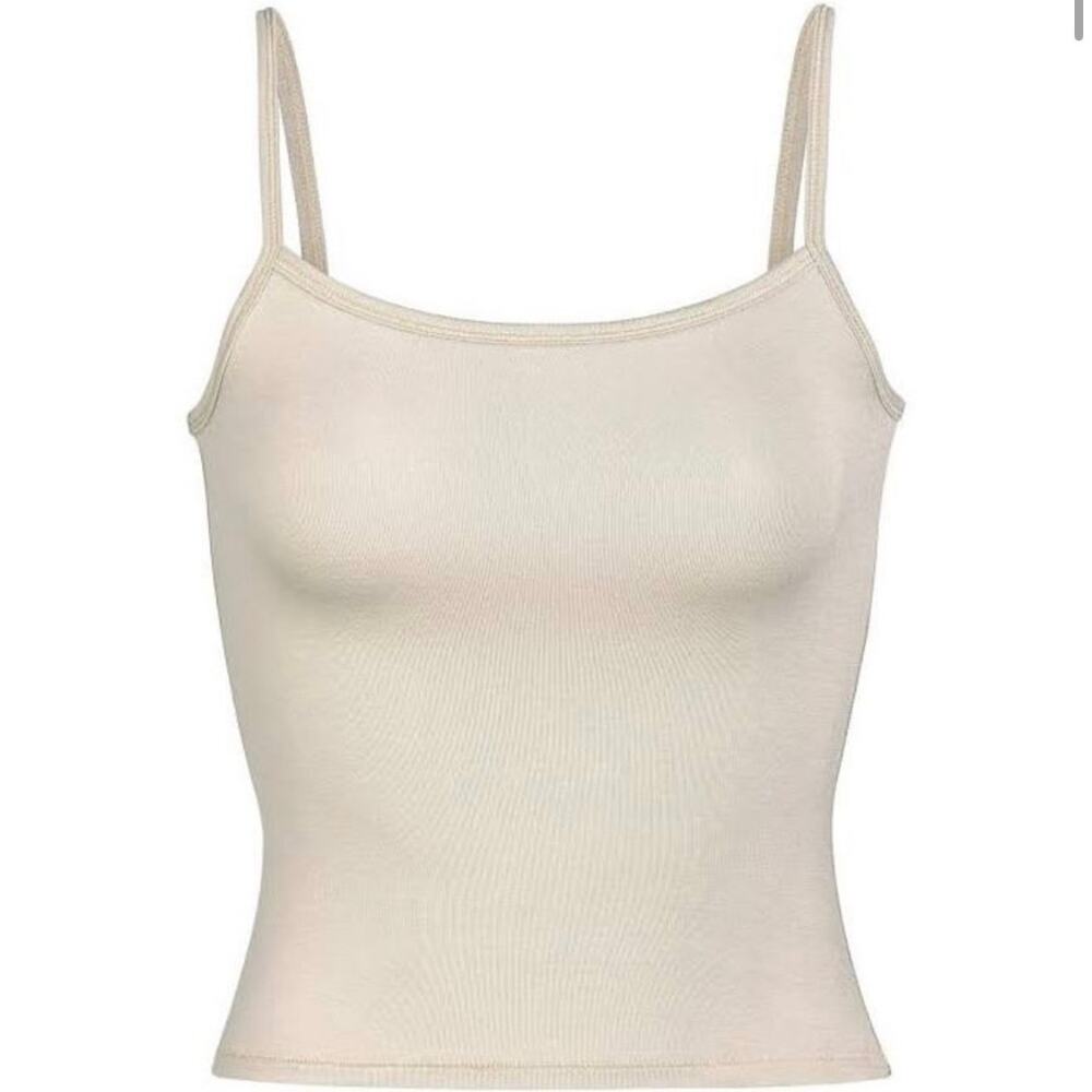 SKIMS Sleep Rib Knit Straight Neck Cami Size 2X